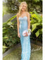 Shiny Sweetheart Sheath Maxi Prom Dress Party Dress, PD4049