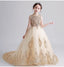 Little Wedding Guest Cap Sleeves Tulle Unique A-Line Flower Girl Dresses, FG1458