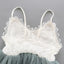 Cute Wedding Guest Dress Spaghetti Straps Lace Unique A-Line Flower Girl Dresses, FG1466