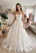 Ivory Lace Strapless Sweetheart A-Line Wedding Dress With Scalloped Lace Train,WD3136