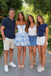 Blue Floral Corset Strapless Ruffle Mini Dress, PD3696