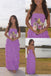 Lavender Purple Strapless Tiered Ruffle Maxi Dress for Prom & Formal Events, PD4126