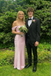 Blush Satin Off the Shoulder Mermaid Gown - Prom Dress for Graduation, PD4145