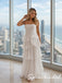 Ivory Pleated Crinkle Strapless Tiered Ruffle Flowy Maxi Wedding Guest Dress, PD4269