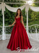 Stunning Satin Strapless Corset Ball Gown Prom Dress, PD4285