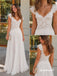 Lace Top Pleated Skirt Wedding Dress, Cap Sleeve Open Back Bridal Gown, WD3158