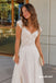 Lace Top Pleated Skirt Wedding Dress, Cap Sleeve Open Back Bridal Gown, WD3158
