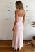 Sexy Chiffon Sweetheart Sleeveless Sheath Ankle-Length Prom Dress, PD4088