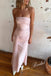 Sexy Chiffon Sweetheart Sleeveless Sheath Ankle-Length Prom Dress, PD4088