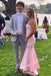 Sweet Crepe Spaghetti Straps Mermaid Floor Length Prom Dress, PD4094