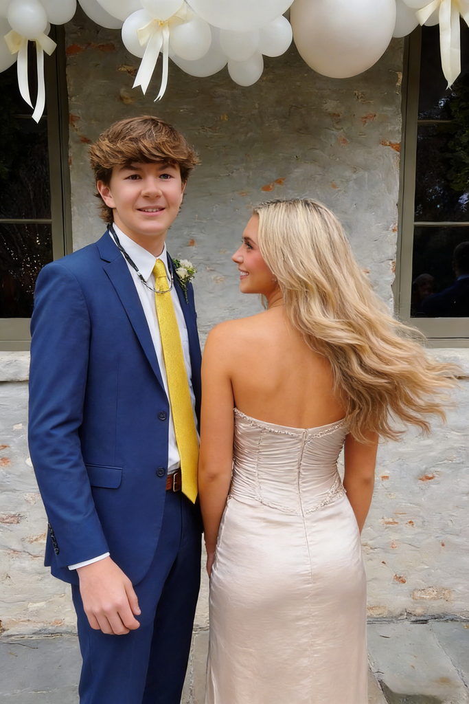 Shiny Soft Satin Sweetheart Pleated Sheath Floor Length Prom Dress With Split, PD4109