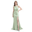 Mismatched Mermaid Sage Sexy Elegant Mermaid Long Bridesmaid Dresses, BD3396