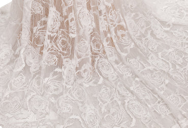 Strapless Sweetheart Lace Up Back Simple Floral Lace A-line Long Wedding Dress, WD3091