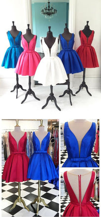 simple different color unique lovely freshman casual cocktail homecoming prom dress,BD00152