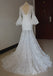 Long Sleeves High Neck  Lace Unique Stunning Glamorous Wedding Dress, Bridals Dress, WD0255