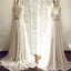 New Design Unique V-neck Lace Sleeveless Formal  Wedding Party Dresses, WD0102