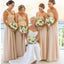 Inexpensive Chiffon One Shoulder Empire Waist Pregnant Women Bridesmaid Dresses, WG60