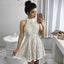 Cheap Modest Junior High Neck Short Full Lace Fitted Homecoming Dresses,BD0248