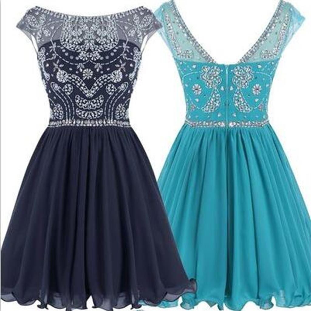 Short V-back Junior Popular Graduation Sweet 16 Dresses Cocktail Dresses,PD0001