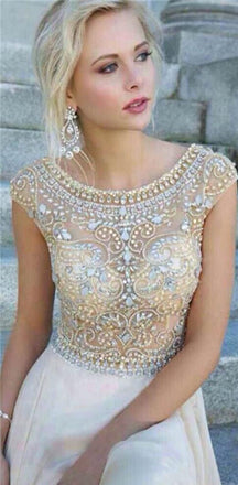 Cap Sleeves  A-line Popular Cheap Cocktail Evening Long Prom Dresses Online,PD0149