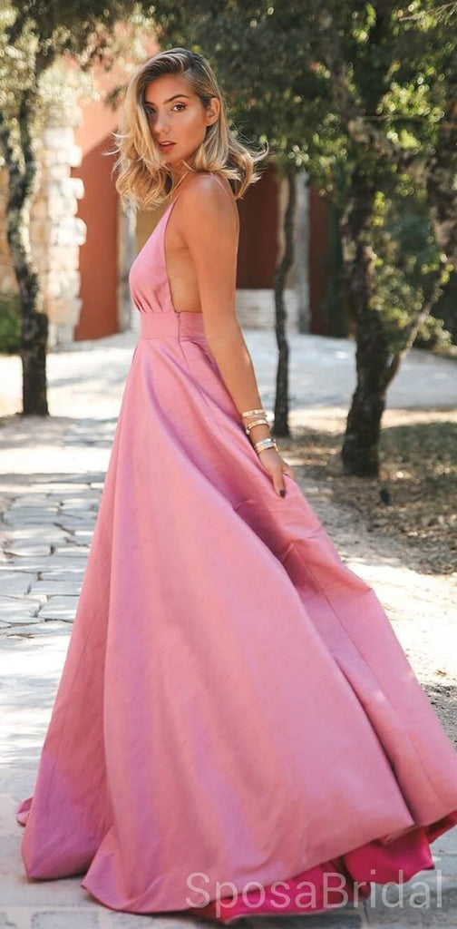 Charming Cheap Modest Spaghetti Straps Pretty High Quality Long Prom Dresses PD1251