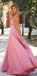 Charming Cheap Modest Spaghetti Straps Pretty High Quality Long Prom Dresses PD1251