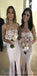 Charming Mermaid Elegant Simple Satin Long Strapless Bridesmaid Dresses, WG533