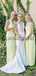 Cheap Pastel Yellow Chiffon Popular Long Bridesmaid Dresses WG790