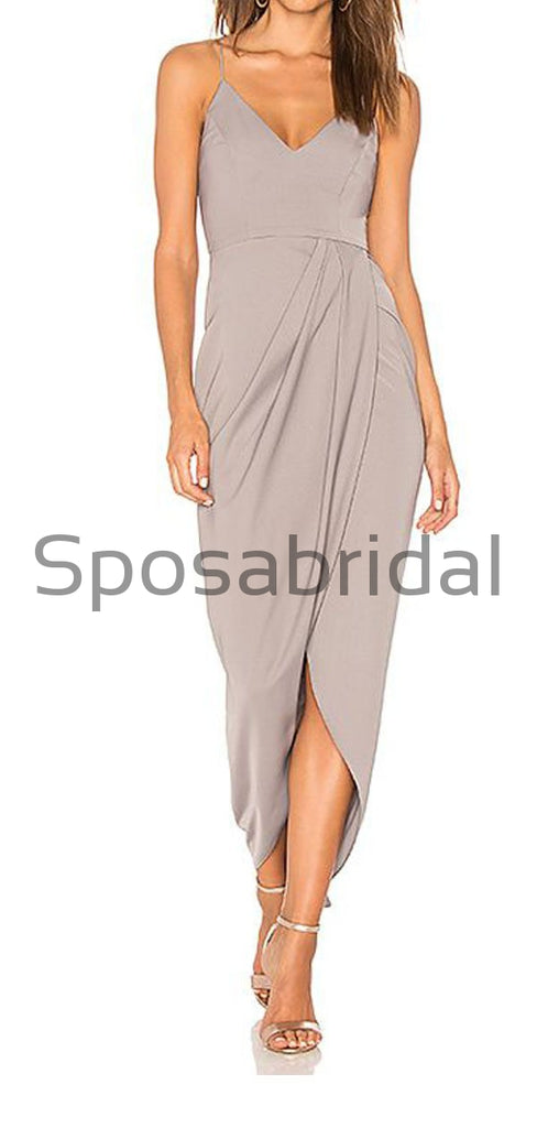 Cheap Straps Simple Unique Fashion Bridesmaid Dresses WG695