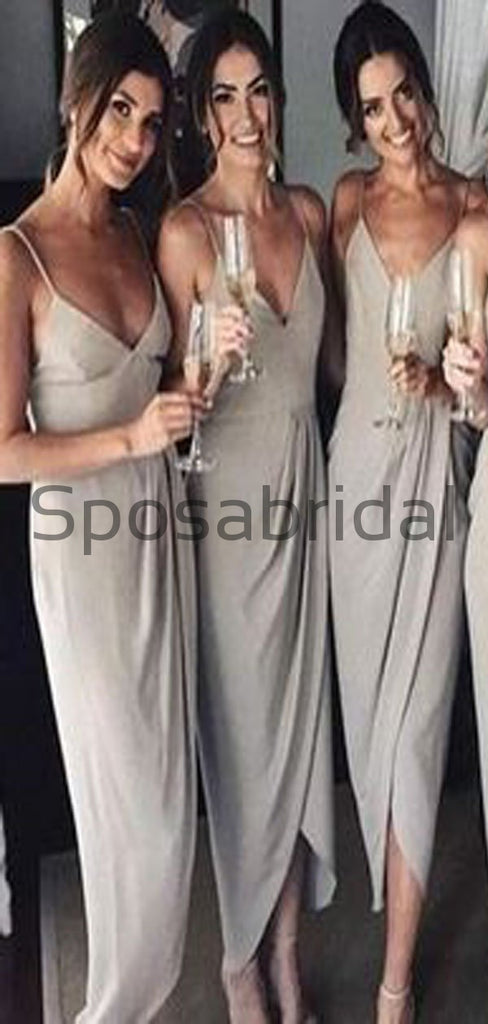 Cheap Straps Simple Unique Fashion Bridesmaid Dresses WG695