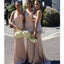 Cheap Spaghetti Straps Simple Mermaid Elegant Bridesmaid Dresses WG616