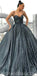 Elegant Ball Gown, A-Line Sparkly Gorgeous Formal Modest Uniques Prom Dresses, PD1160