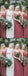 Fashion  Spaghetti Straps Chiffon Cheap A-line V-neck Modest Unique Bridesmaid Dresses,WG357