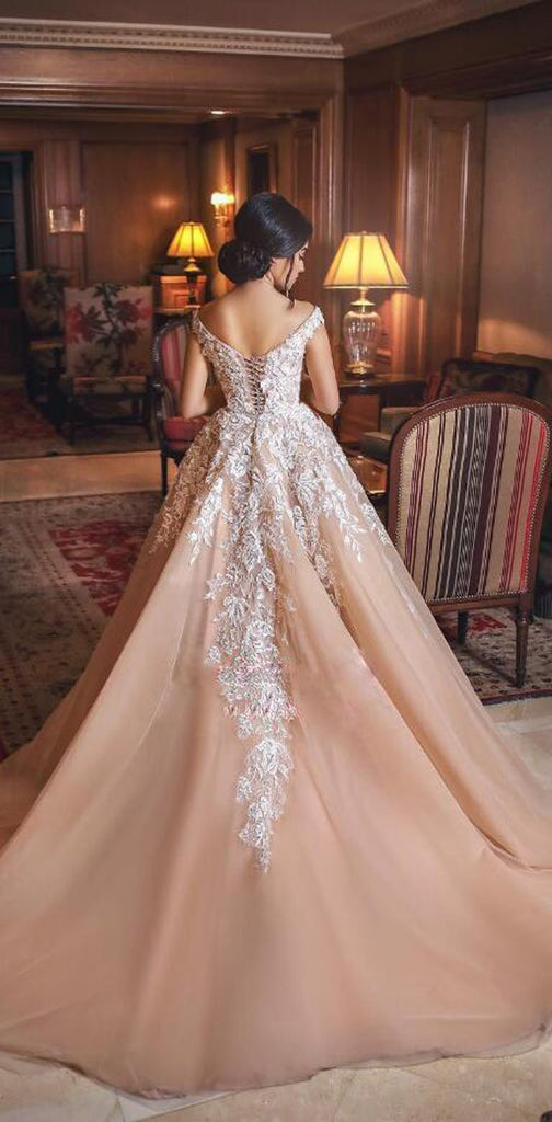 Gorgeous Long High Quality Elegant Hot Sale Wedding Dresses Online ,WD0347