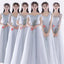 Mismatched Different Style Tulle Popular  New Design Bridesmaid Dresses ,  PD0282