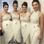 Mismatched Different Ivory Lace Top  Newest Design Beautiful Elegant Formal Bridesmaid Dresses, WG288