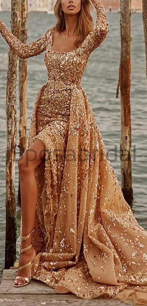New Arrival Long Sleeves Elegant High Quality Fashion Formal Prom Dresses PD1636