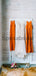 Newest Elegant Orange Long Popular Simple Bridesmaid Dresses WG662