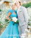 Sexy Chiffon Spaghetti Straps V-Neck Lace Up Back A-Line Long Prom Dresses,PD3702