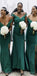Plus Size Popular New Long Satin Mermaid Off Shoulder Bridesmaid Dresses , WG538