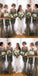 See Through Long Lace Applique Cheap Uniuque Formal Bridesmaid Dresses,WG373
