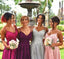 Sexy Colorful Pretty Fashion Spaghetti Straps Long Bridesmaid Dresses WG310