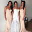 Simple Popular Mermaid Sweetheart Light Cheap Bridesmaid Dresses, WG01
