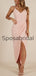 Spaghetti Straps Blush Pink Short Most Popular Bridesmaid Dresses WG840