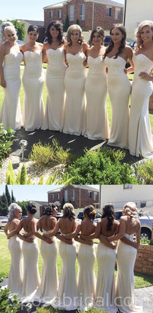 Sweetheart Mermaid Simple Most Popular Custom Formal Bridesmaid Dresses, WG542
