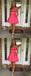 Sweetheart Simple Cute Cheap Short Red Homecoming Dresses Under 100, CM533