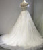 Long A-line  beading Formal Custom beautiful Cheap Wedding Dresses,  WD0232