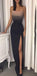 Unique Design Charming  Elegant Long Side Split Prom Dresses, party evening dress, PD1004