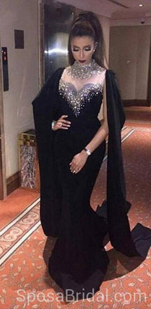 Unique Design Mermaid  Sexy Elegant Modest Long High Quality Prom Dresses , PD1299