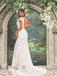 Sexy Bohemian V-neck Cap Sleeves Open Back Mermaid Long Wedding Dress, WD3095